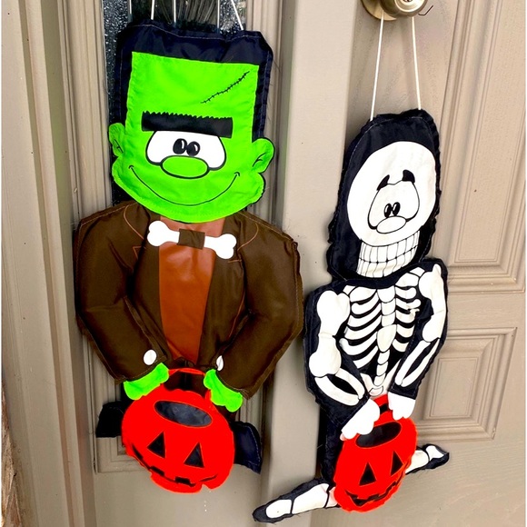 Vintage Windsock, Frankenstein Wind Hanger Outdoor/Indoor NEW - Picture 1 of 4